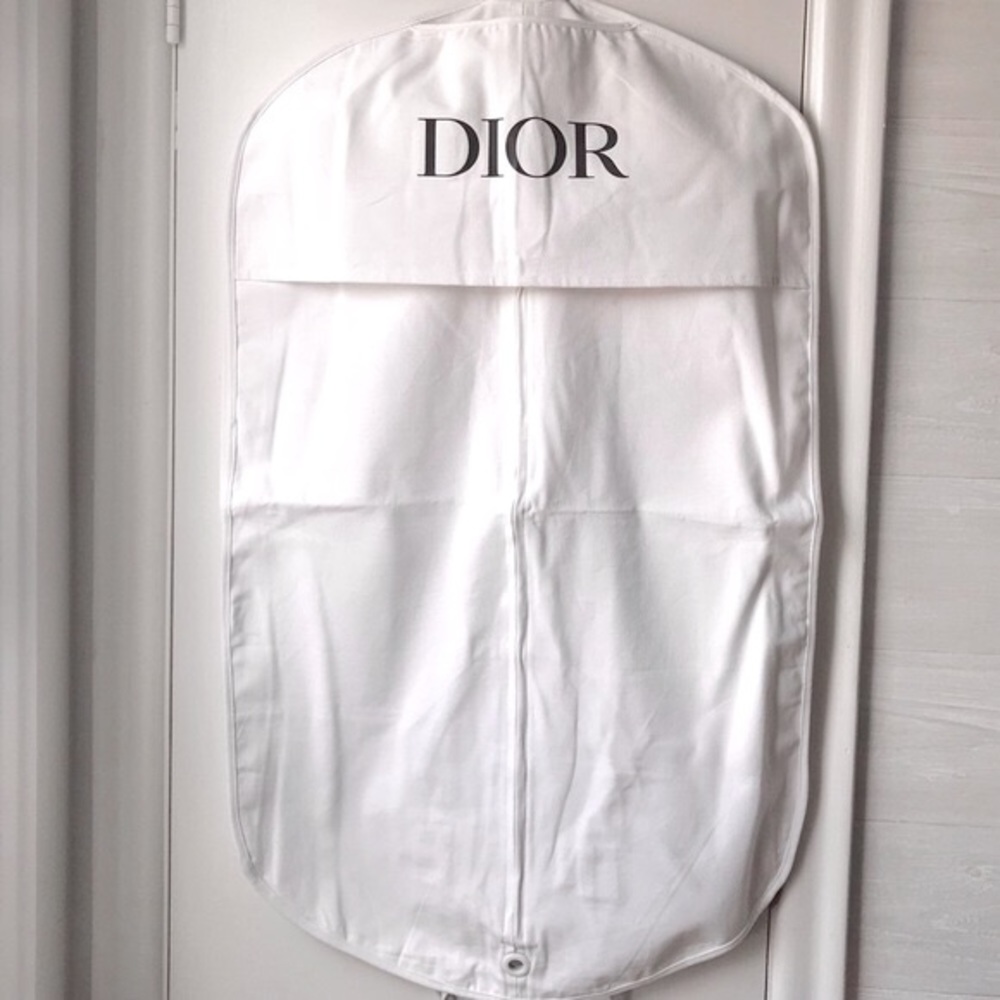 Authentic DIOR Cloth Canvas Garment Bag w/Handles
